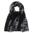 thumbnail image 1 of Scarf for Women Printed Foral Long Scarf Muslim Headscarf Thin Summer Scarf Silk Scarf, 1 of 3