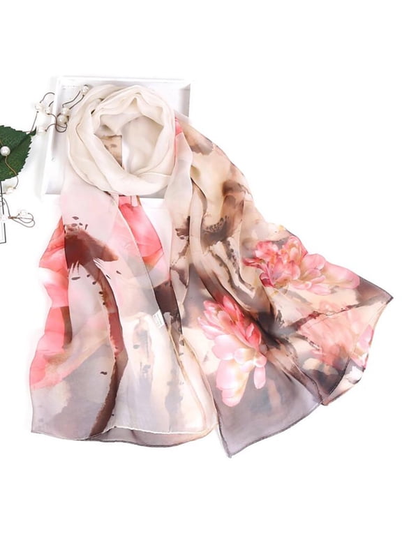 Scarf for Women Printed Long Soft Wrap Shawl Fashion Ladies Scarves Casual Daily Look