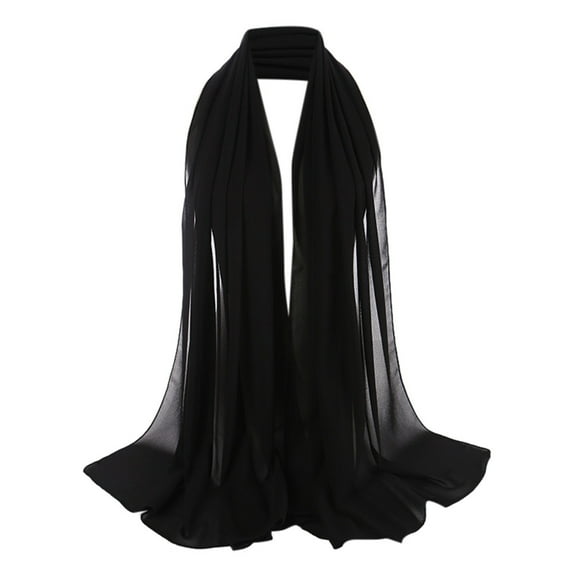 Scarf for Women Scarvess Solid Color Head Scarves Pearl Hijab Lightweight Fashion Hair Scarves Bandanas