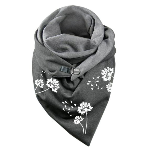 Scarf for Women Shawl Scarf Thick Warm Large Scarves Knitted Scarf Neck Gaiter Warm Winter Scarves Fall Scarves Black One Size