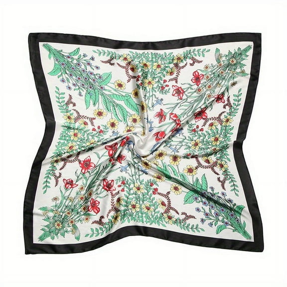 Scarf small square scarf with spring and autumn thin fashion summer scarf streamers