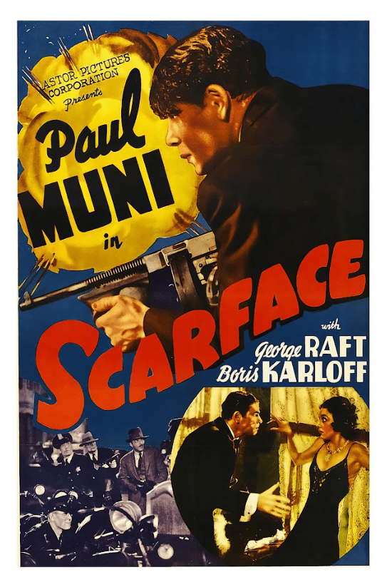 Scarface (1932) Poster 24x36 Classic Gangster Film With Paul Muni In A - Foto 2