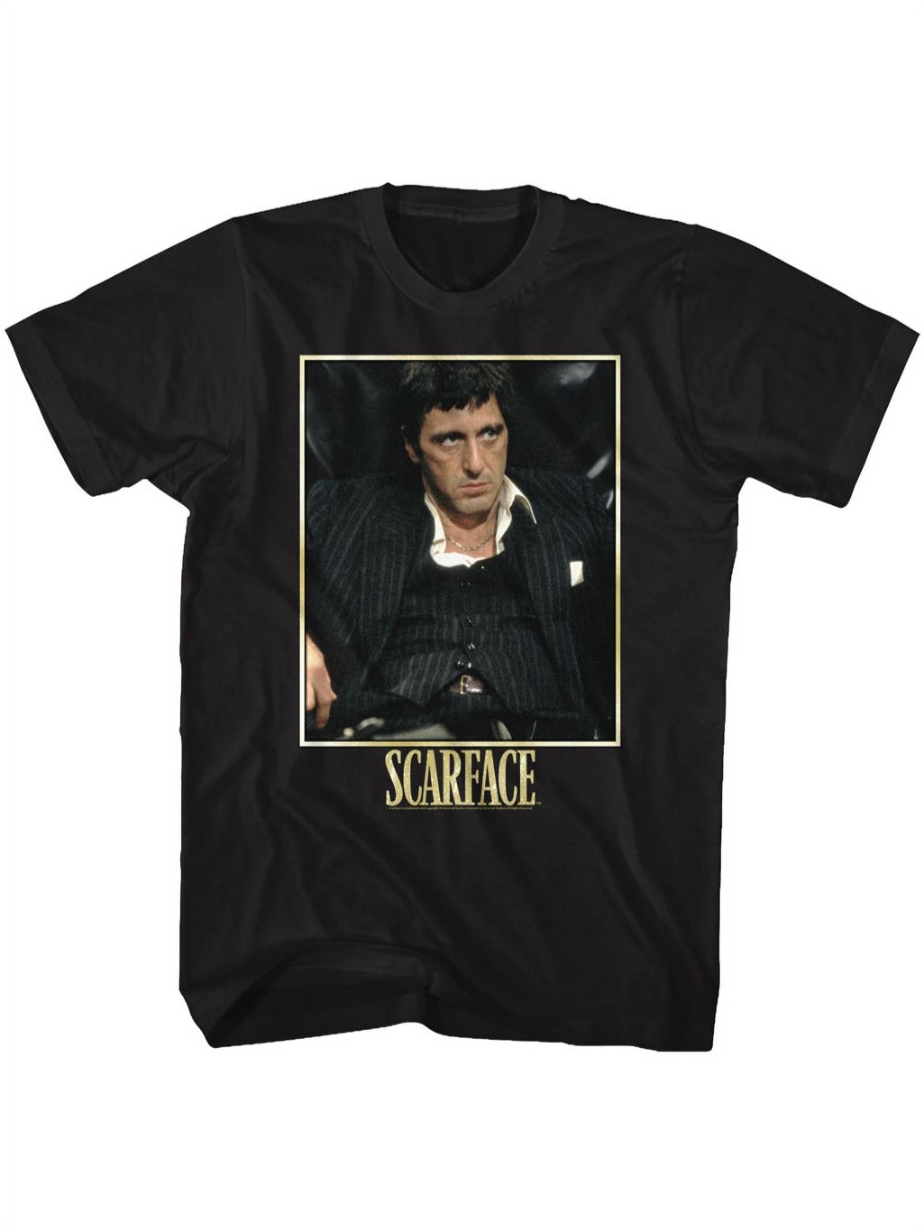 Scarface 1980's Gang Crime Classic Movie Bad Guy Vintage Adult T-Shirt ...