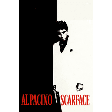 Scarface 1983 Poster 24x36 - Al Pacino - Iconic Crime Film - Classic Gangster