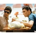 thumbnail image 1 of Scarface 1983 Steven Bauer Al Pacino sit having drinks outdoors 4x6 photo Poster, 1 of 1