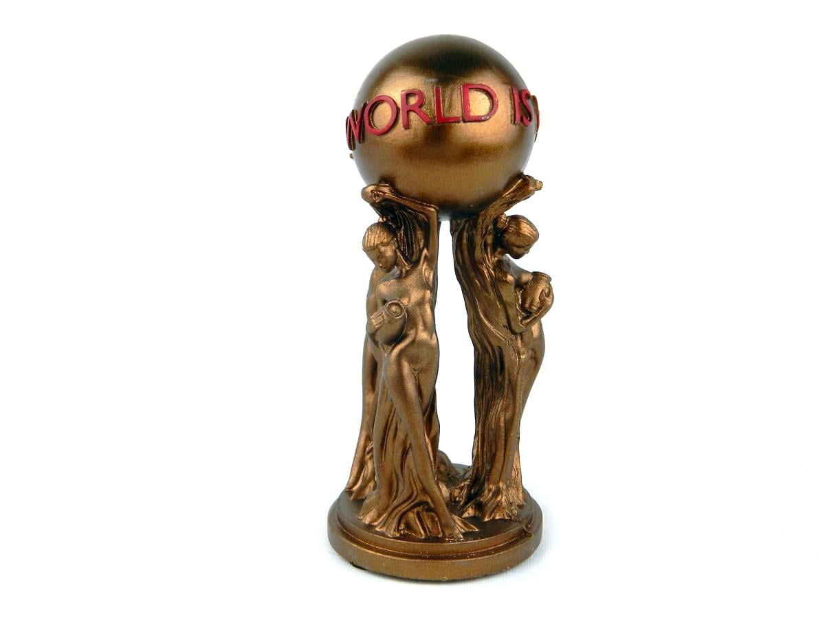 スカーフェイス　THE WORLD IS YOURS　ミニチュア　新品 Scarface 5-Inch Resin Figurine Stand 'The World Is Yours