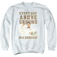 thumbnail image 1 of Scarface Above Ground Adult Crewneck Sweatshirt White, 1 of 1