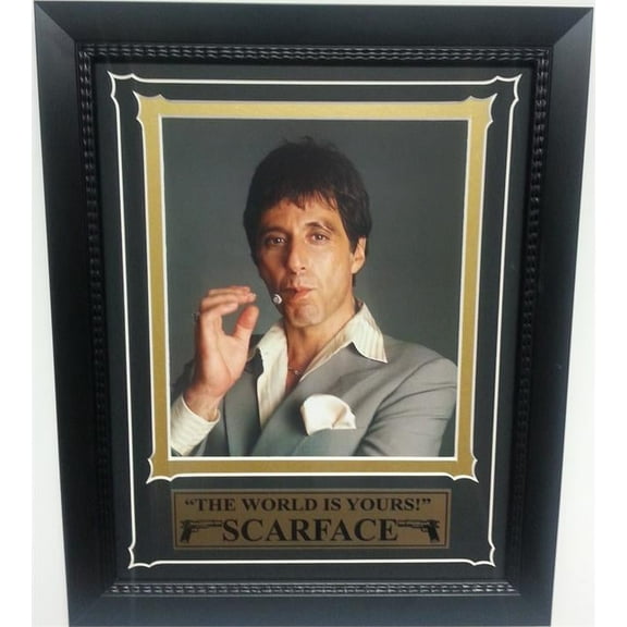 Scarface Al Pacino with Cigar 11x14 Frame