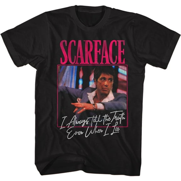 Scarface Always Black Adult T-Shirt