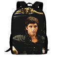 thumbnail image 1 of Scarface Backpack, 3d Printed Laptop Backpack, Water Resistant Computer Backpack, 16.5x12.5x5.5 Inch, 1 of 9