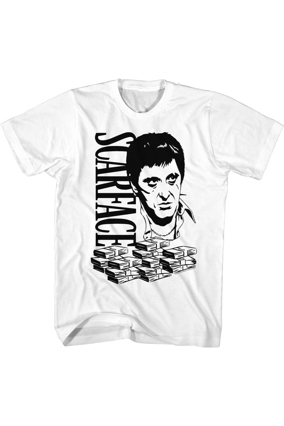 Scarface Big Tony White Adult T-Shirt