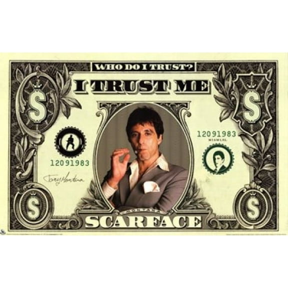 Scarface Bill Laminated Poster (36 x 24)
