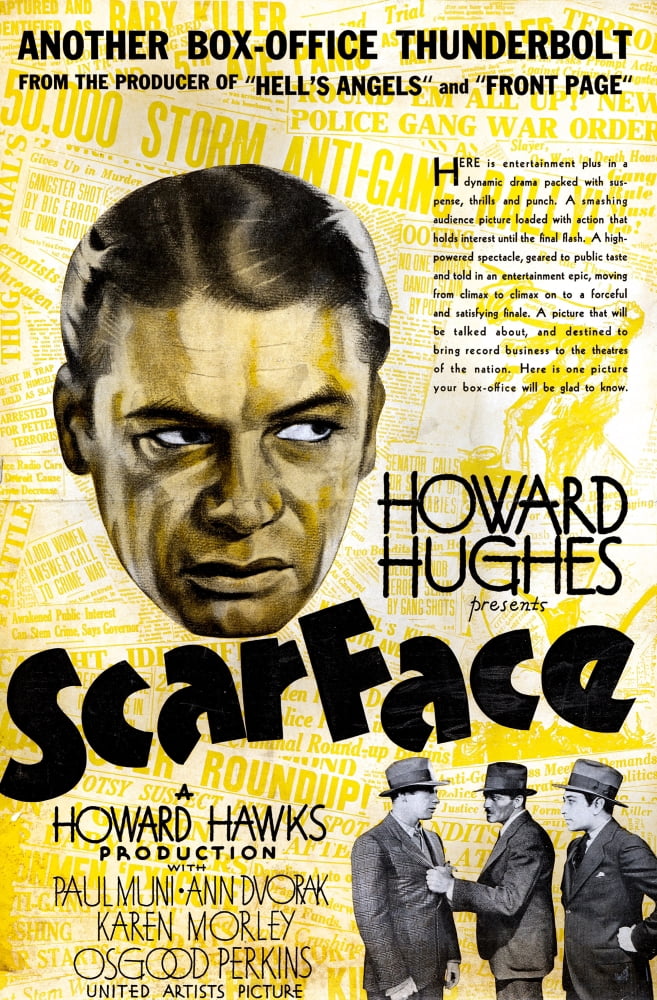 Scarface Canvas Art - (24 x 36)