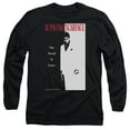 thumbnail image 1 of Scarface Classic Long Sleeve T-Shirt Adult 18/1 Black, 1 of 1