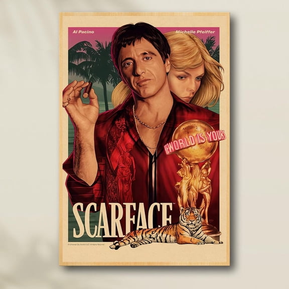Scarface Classic Movie, Unframed Poster