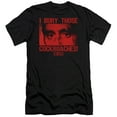 thumbnail image 1 of Scarface Cockroaches Premium Canvas Adult Slim Fit 30/1 T-Shirt Black, 1 of 1