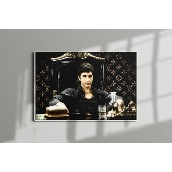 Scarface Desk Poster or Gallery Canvas Wall Art