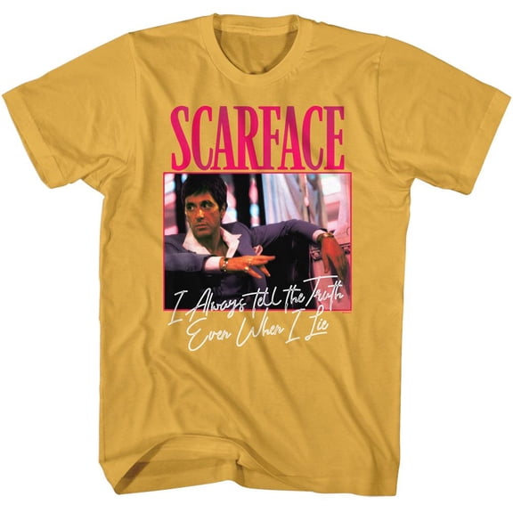 Scarface Even When I Lie Ginger Adult T-Shirt M