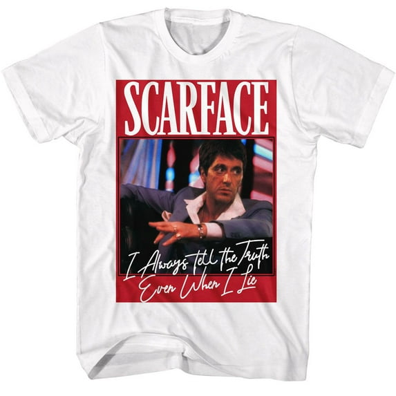 Scarface Even When I Lie White T-Shirt