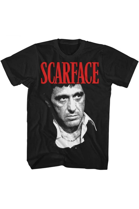 Scarface Face Black T-Shirt