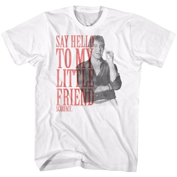 Scarface Innuendo White Adult T-Shirt 4Xl
