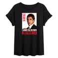 thumbnail image 1 of Scarface - I Always Tell The Truth - Women's Oversized Graphic T-Shirt, 1 of 4