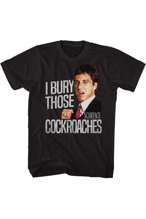 Scarface I Bury Black Adult T-Shirt Xlt