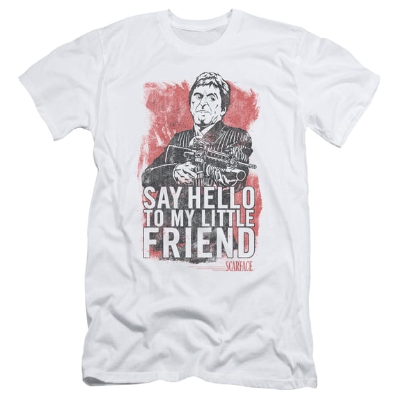 Scarface Little Friend S/S Adult 30/1 T-Shirt White