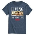 thumbnail image 1 of Scarface - Living My Best Life - Men's Short Sleeve Graphic T-Shirt, 1 of 4