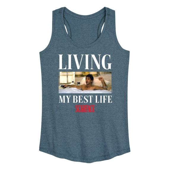 Scarface - Living My Best Life - Women's Racerback Tank Top