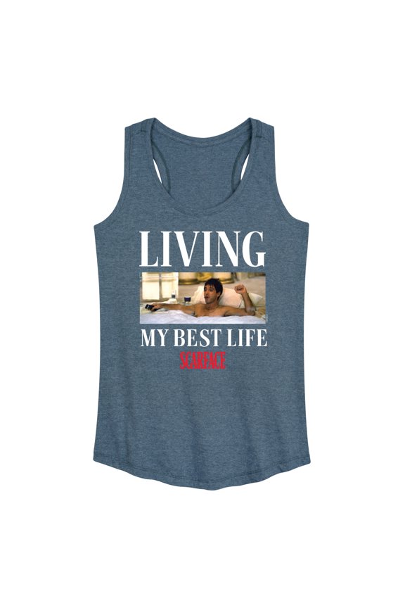 - Living My Best Life - Women's Racerback Tank Top