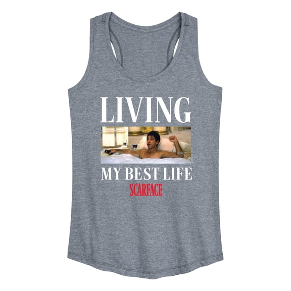 Scarface - Living My Best Life - Women's Racerback Tank Top