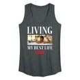 thumbnail image 1 of Scarface - Living My Best Life - Women's Racerback Tank Top, 1 of 4
