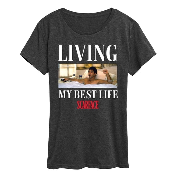 Scarface - Living My Best Life - Women's Short Sleeve Graphic T-Shirt