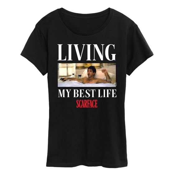 Scarface - Living My Best Life - Women's Short Sleeve Graphic T-Shirt