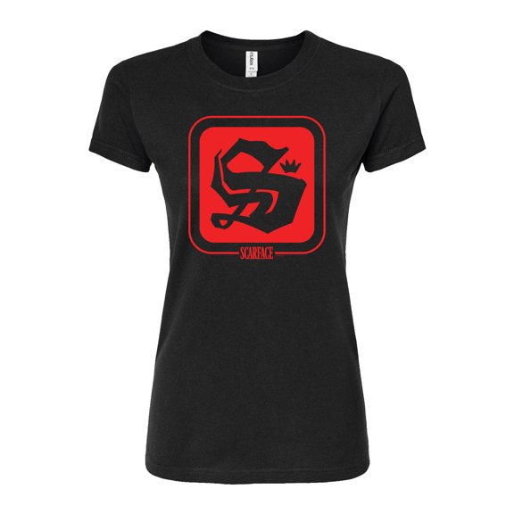 Scarface - Logo Symbol - Juniors Fitted Short Sleeve Graphic T-Shirt