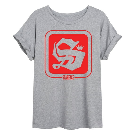Scarface - Logo Symbol - Women's Oversized Graphic T-Shirt