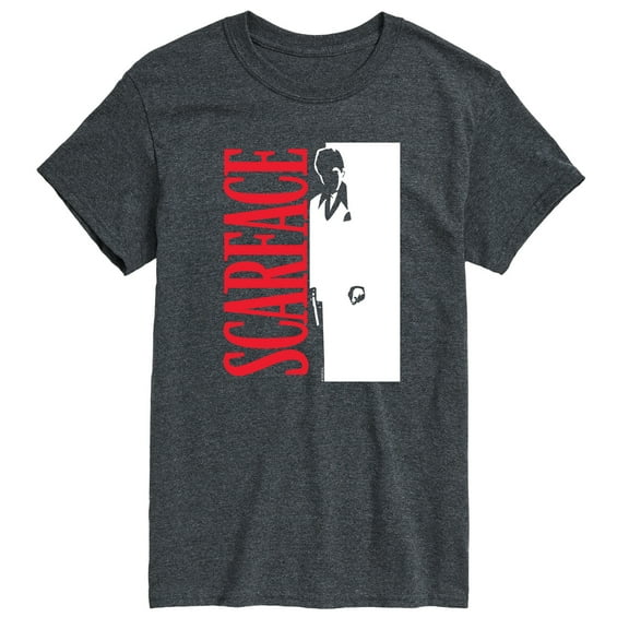 Scarface - Logo Tony Silhouette - Men's Short Sleeve Graphic T-Shirt