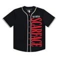 thumbnail image 1 of Scarface Men's Baseball Jersey, Classic Retro Tony Montana Baseball Shirt Black – S, 1 of 6