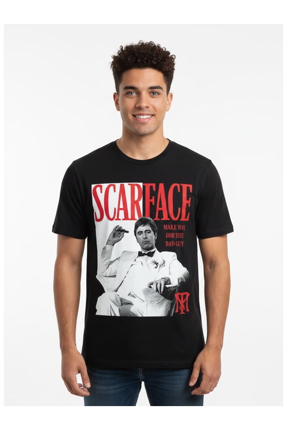 Men's and Big Men's Tony Poster Graphic Tee, Sizes S-3XL