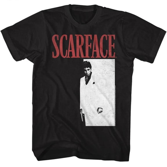 Scarface Meng Black Adult T-Shirt 4Xl