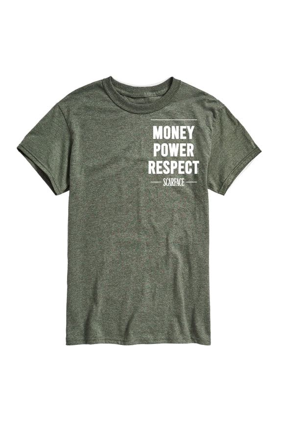 - Money Power Respect - Men's Short Sleeve Graphic T-Shirt
