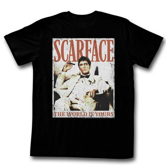 Scarface More Da World Black T-Shirt