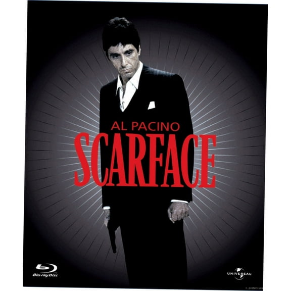 Scarface Movie Movie Poster Metal Sign Art Print 8x12 Multi-Color Square Adults Best Posters
