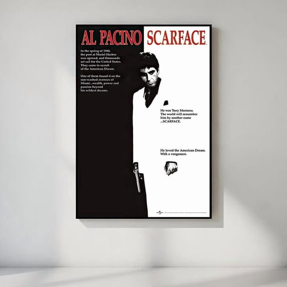 Scarface - Movie Poster (The American Dream - Regular Style) Poster Size 24''x36'' - Googate