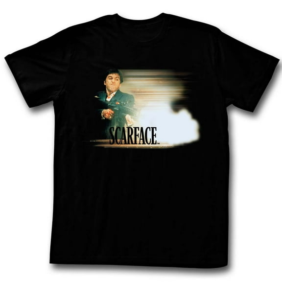 Scarface Movies Glowy Dude Adult Short Sleeve T Shirt
