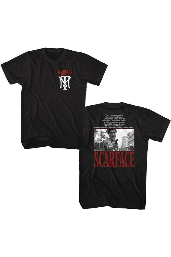 Scarface Other Name Scarface Black Adult T-Shirt