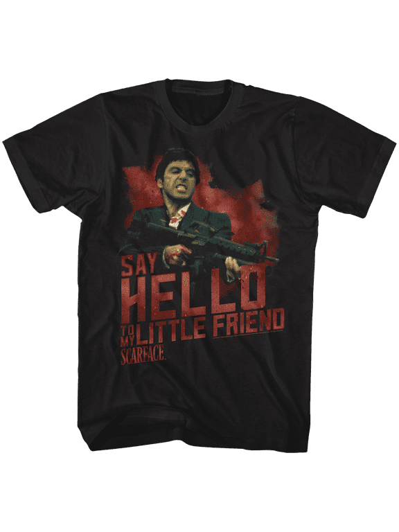 Scarface Say Hello Black T-Shirt