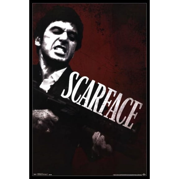 Scarface - Say Hello Laminated & Framed Poster Print (22 x 34)