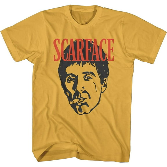 Scarface Scarface Face Ginger Adult T-Shirt